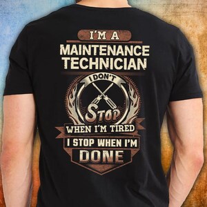 Wartungstechniker Shirt Wartungstechniker Geschenk Cooles T-Shirt mit Zitat Wartungstechniker T-Shirt #tired1-Wartung