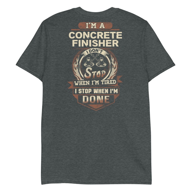 Proud Concrete Finisher Tshirt I'm A Concrete Finisher Etsy