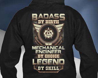 Mechanical Engineer Shirt Awesome Mechanical Engineer Gift for Mechanical Engineer Badass Hoodie  #legend1-mechanicalengineer