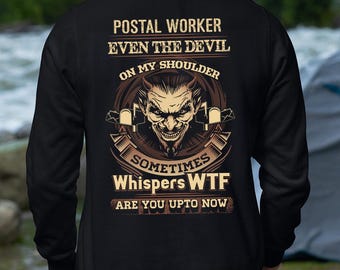 Postangestellter Hoodie Postangestellter Geschenk Postangestellter Geschenk Lustiges Postangestellter T-Shirt mit Zitaten für Postangestellte #even-postalworker