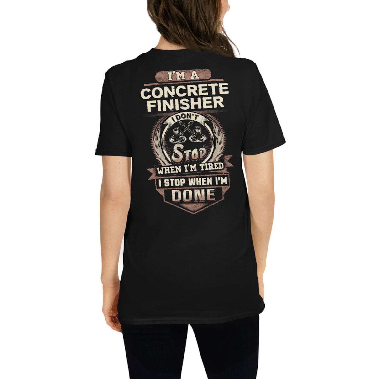 Proud Concrete Finisher Tshirt I'm A Concrete Finisher Etsy