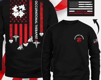 Occupational Therapist Shirt American Occupational Therapist Gift Occupational Therapist USA T Shirt for OT T-shirt #Fltosl3-ot