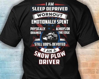 Snow Plow Driver Shirt, 100% Devoted Snow Plow Driver Hoodie, Snow Plow Driver Appreciation Gift #devoted-Snowplowdriver