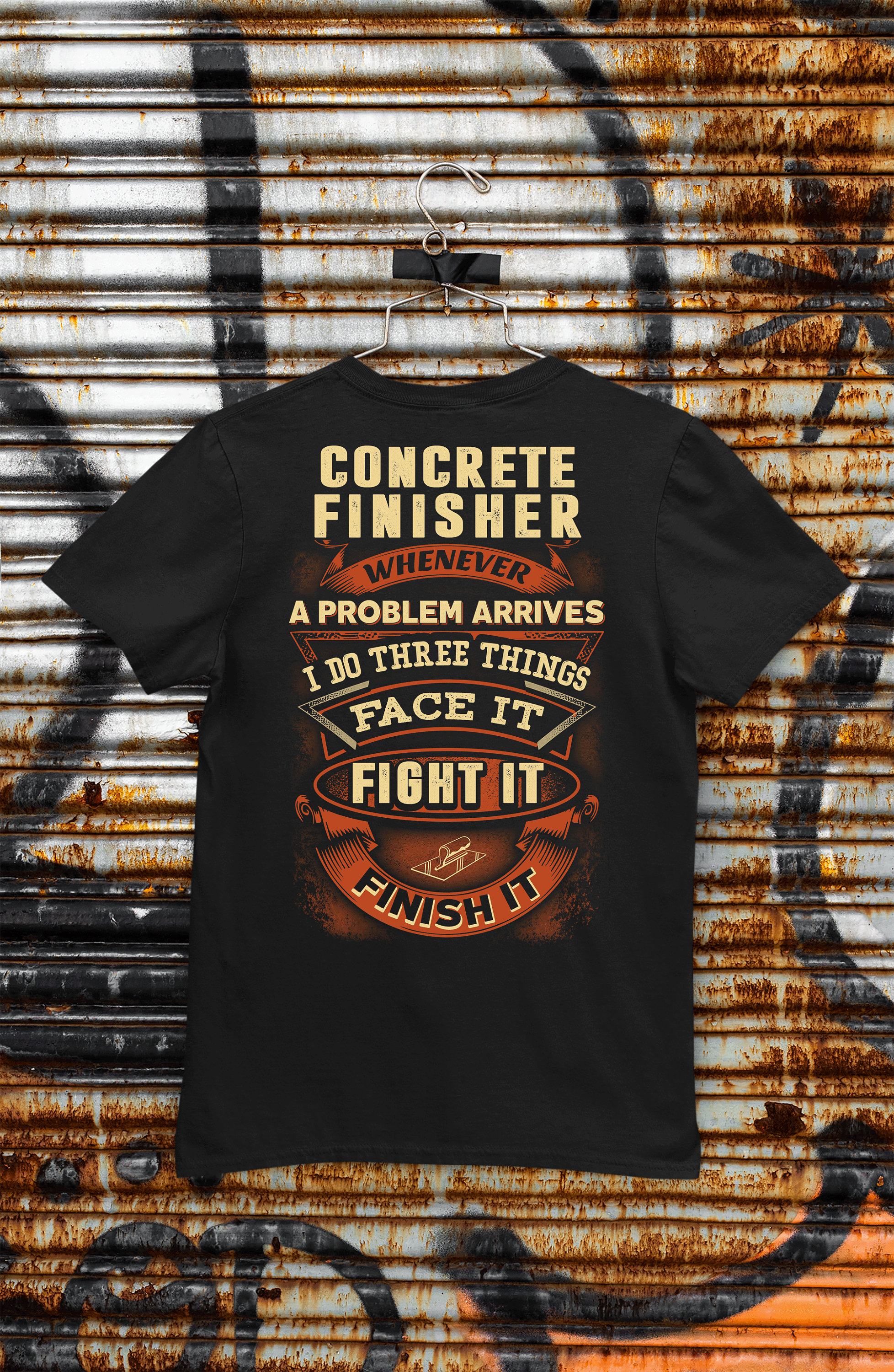 Fearless Concrete Finisher Tshirt Concrete Finisher Shirt Etsy
