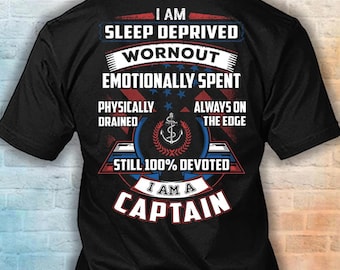 Captain Shirt, 100% Devoted Captain Hoodie, Captain Appreciation Gift #devoted-captain