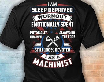 Machinist Shirt, 100% Devoted Machinist Hoodie, Machinist Appreciation Gift #devoted-machinist