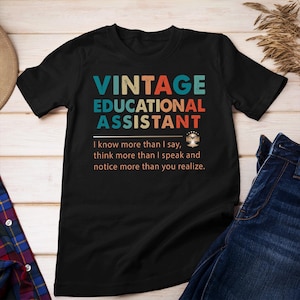 Vintage Educational Assistant Shirt – Educational Assistant Gift – Educational Assistant T-Shirt, Hoodie #vintage-educationalassistant
