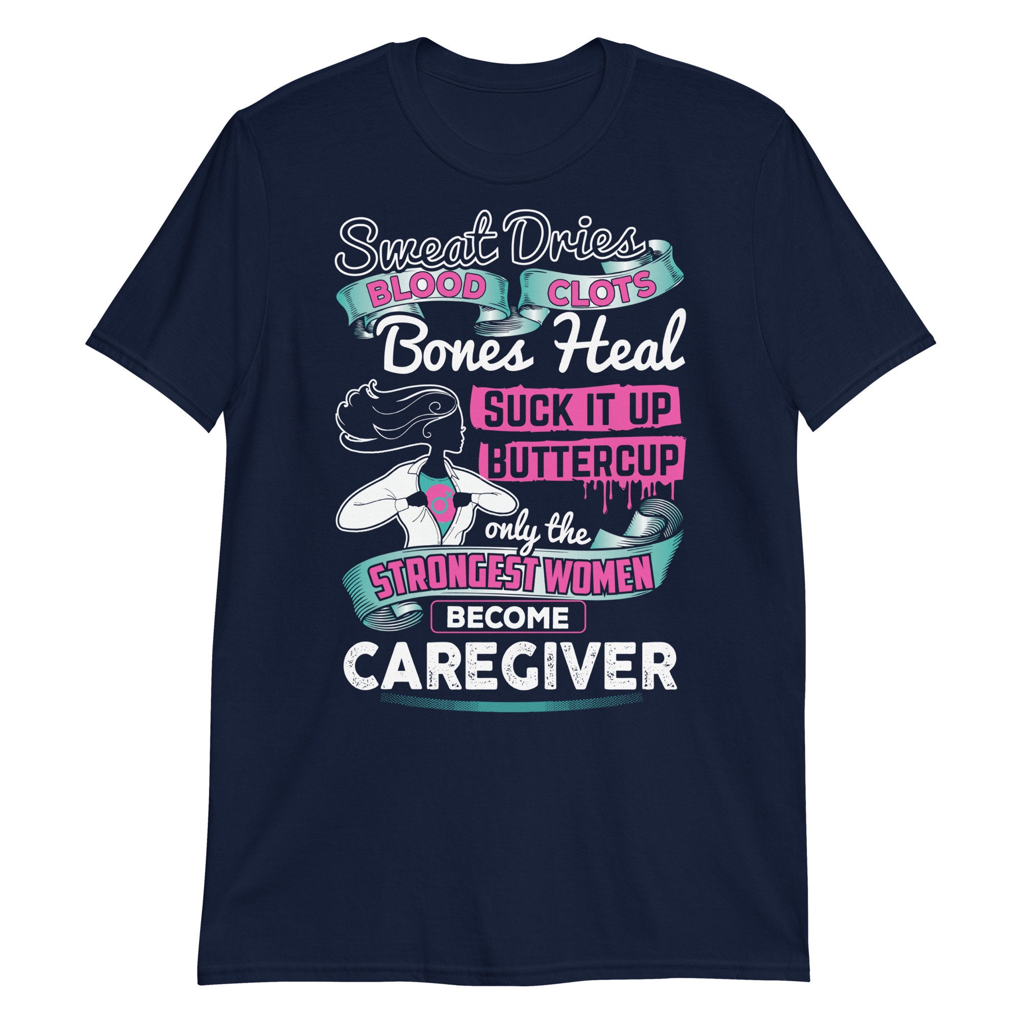 Strongest Caregiver Tshirt Healthcare Worker Tshirt Gifts Etsy