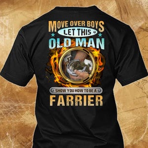 Farrier Shirt Farrier Gift Funny T Shirt with Quote for Farrier T-shirt  #move-farrier