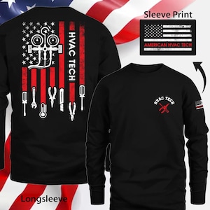 HVAC テック シャツ アメリカン HVAC テック ギフト HVAC テック USA T シャツ HVAC テック T シャツ用 #Fltosl3-hvactech