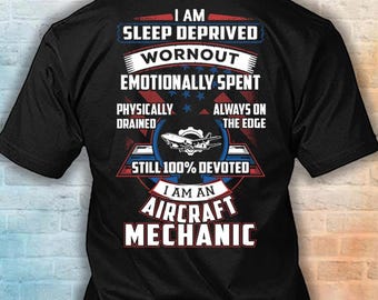 Aircraft Mechanic Shirt, 100% Devoted Aircraft Mechanic Hoodie, Aircraft Mechanic Appreciation Gift #devoted-aircraftmechanic