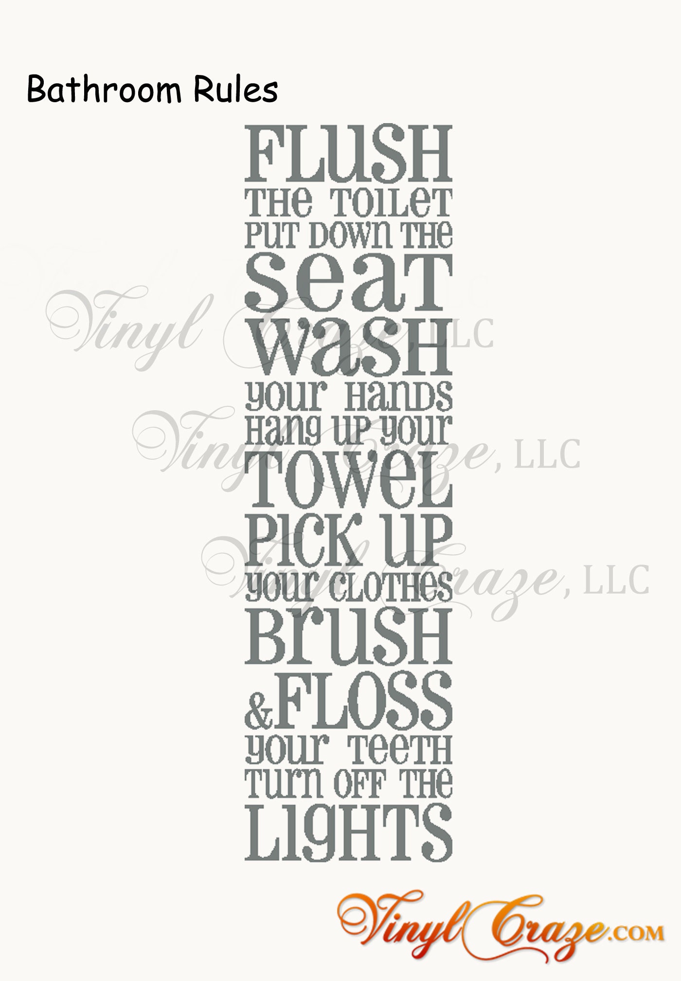 Home & Living Home Décor vinyl wall art Silver Etched Vinyl or Solid