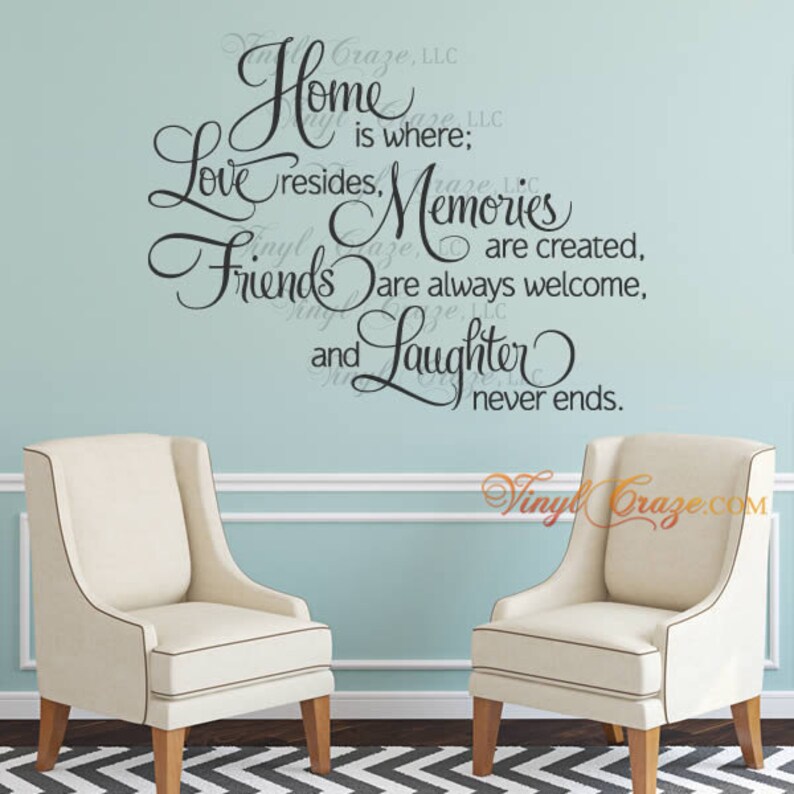 Home Is Where Love Resides  Entryway Décor  Living Room image 1
