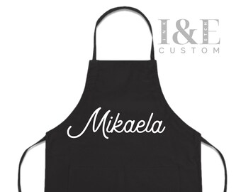 Lace Cafe Apron with FIlet Crochet Roses EL1404