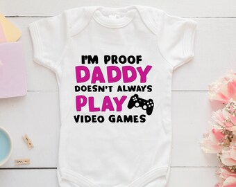 Funny Daddy Onesies®, Daddy's Other Chick Funny Baby Bodysuit, Baby Onesies Gift,  Baby Girl Gift