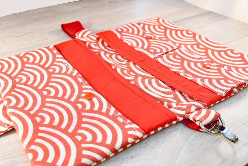 Nappy Wallet Diaper Clutch Wipes Holder Diaper Bag Nappy Bag Baby Shower Gift Nappy Purse Diaper Purse Red Clutch