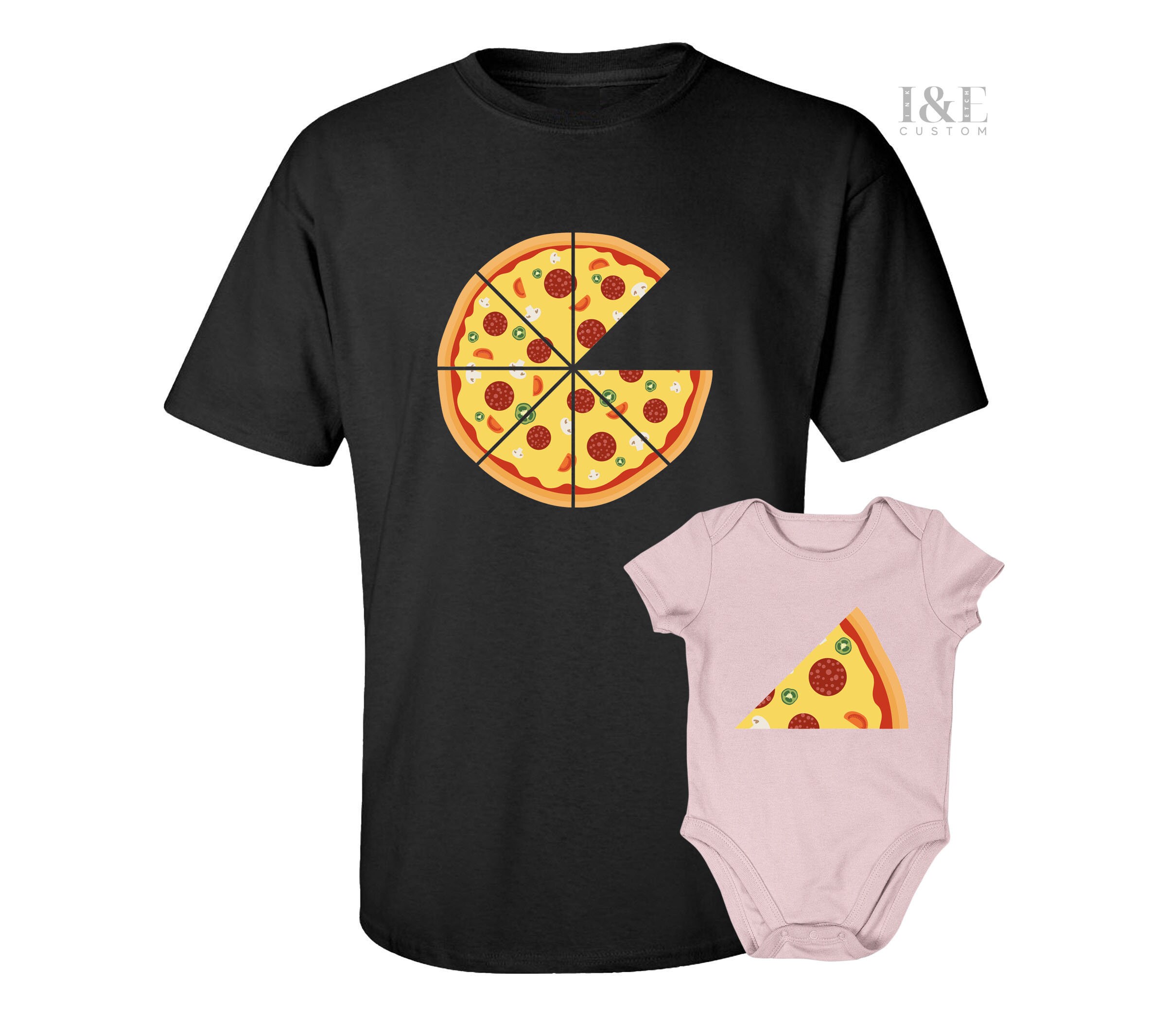 Father son pizza shirt Clearance
