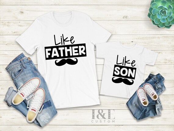 Father Son Matching Shirts Daddy and Me 