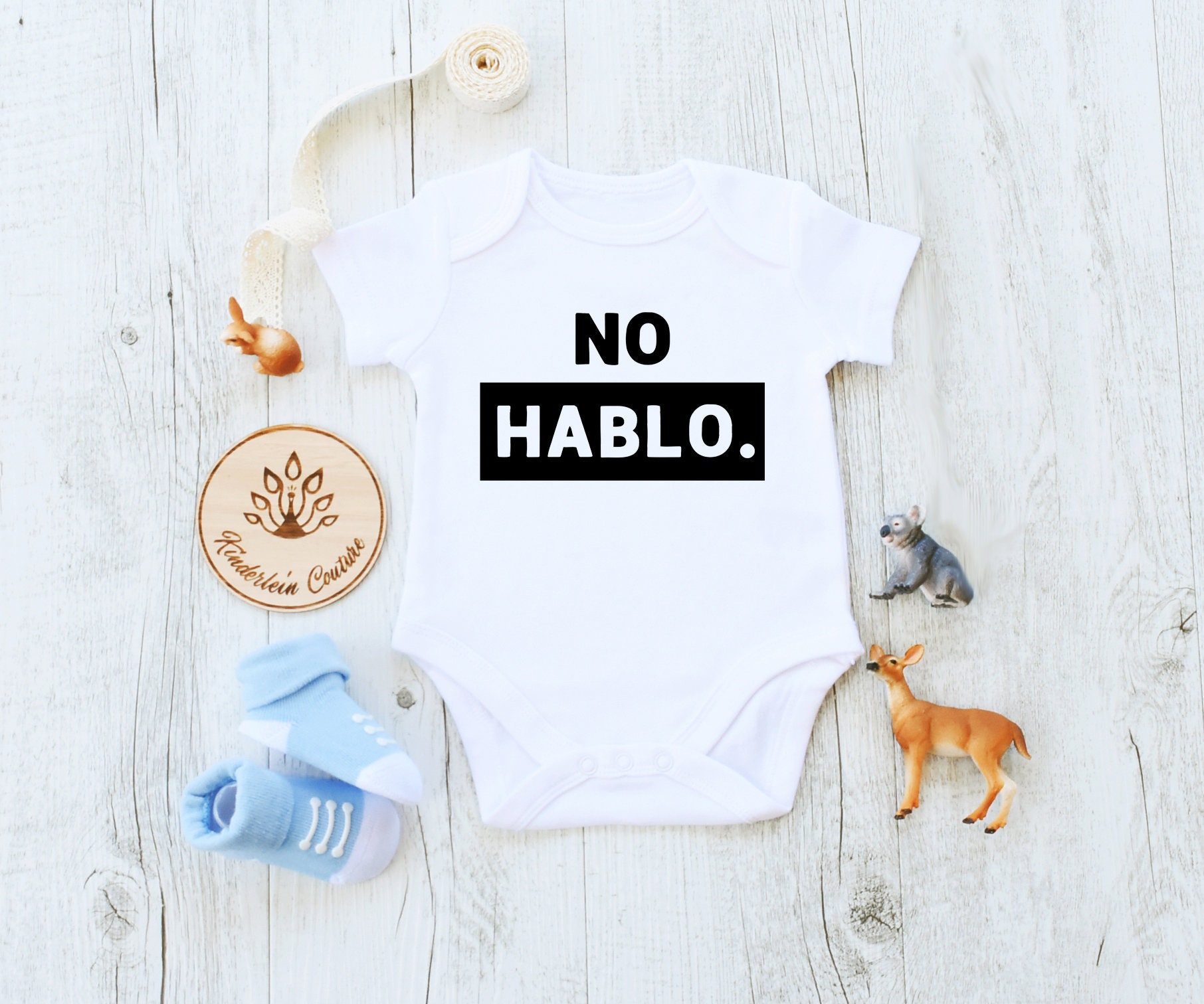 Funny Spanish Onesies® No Hablo Baby Onesies® Funny Baby Etsy Australia