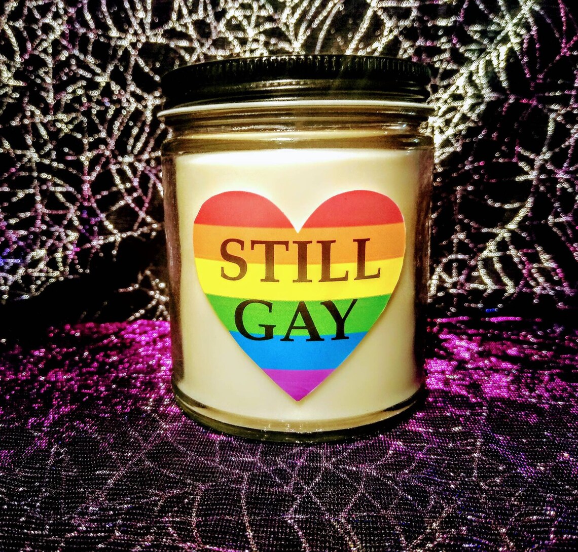 Still Gay Scented 9oz Pride Candle Etsy