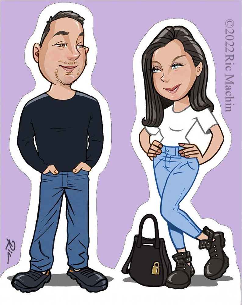 Life Size Caricature Cutouts collection ONLY Etsy