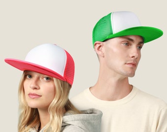 CHOK.LIDS Cooling Trucker Hat Performance Cooling Mesh Back Flat Bill Hat  Waterproof Dry Baseball Cap Fitted Hats for Men