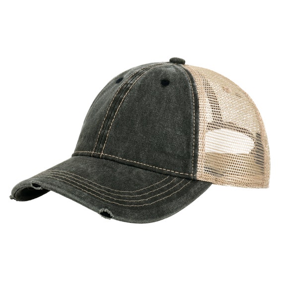 Everyday Premium Washed Trucker Hat Unstructured Vintage Distressed Pigment Dyed Cap Adjustable Outdoor Headwear