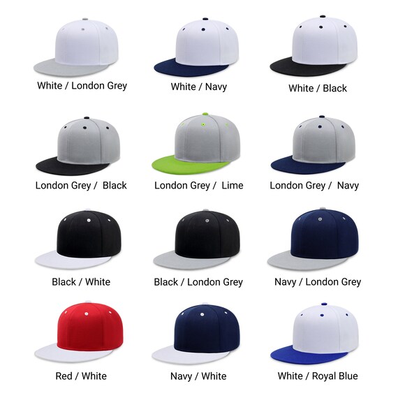 Two Tone Flat Brim Visor Classic 