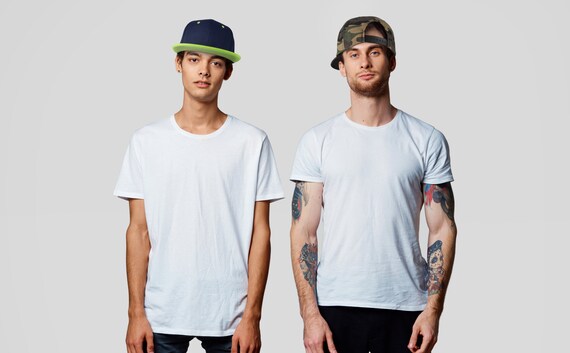 Two Tone Flat Brim Visor Classic 
