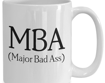 Mba taza, regalos de graduación mba, regalo de mba, regalos de estudiante mba, mba grad, taza blanca mba, regalo para Mba, regalo de mba fresco, regalo de mba divertido, regalos a Mba,