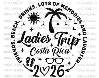 LadiesTrip 2026 North Myrtle Beach, SC Svg, Friends, Beach, Drinks, Girls Trip Svg, Girls Weekend , Friends Trip, Girls Vacation , Svg, png