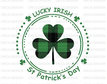 Lucky Irish svg,St Patricks Day svg, Lucky svg,png Digital file download
