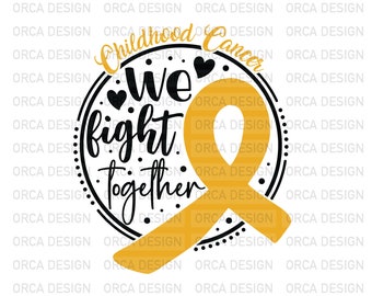 Childhood Cancer, Cancer Support Crewneck , Cancer Survivort , Cancer Awareness , Awareness , Cancer Ribbon svg,png,digital file