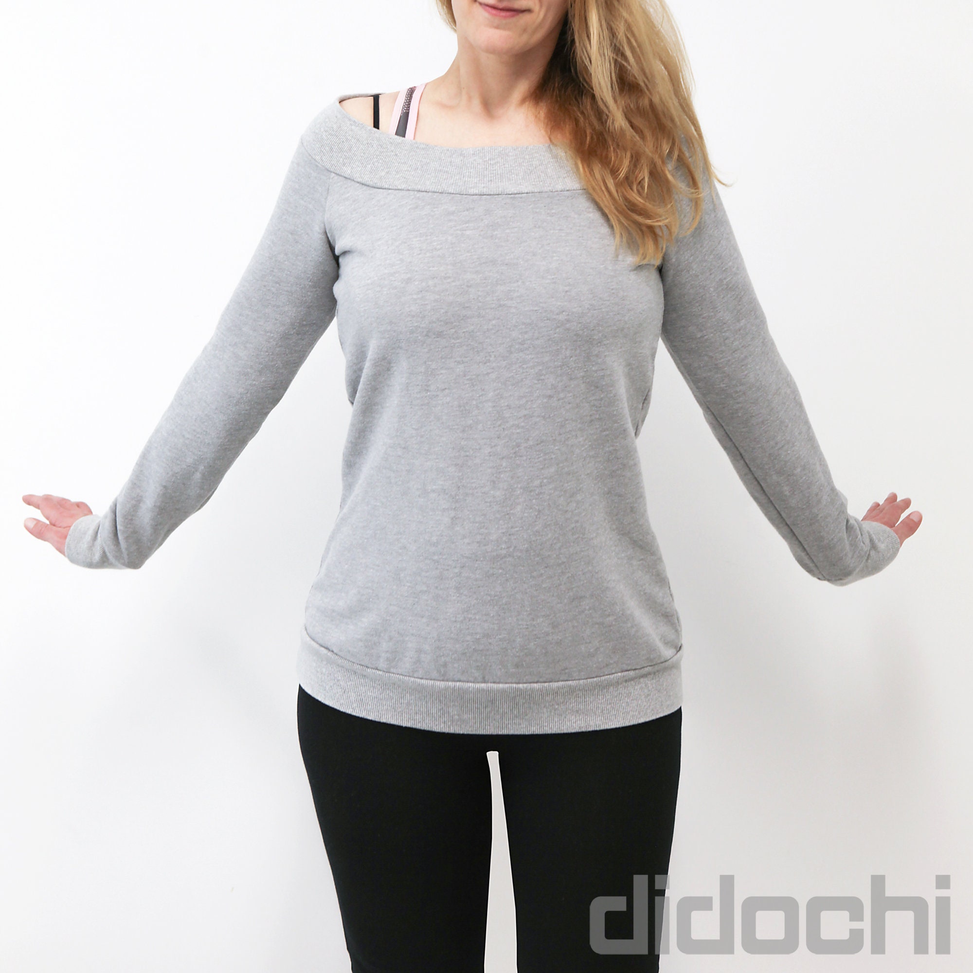 Sewing Raglan Shoulder Pattern Off Shoulder Raglan Sweater Sewing Pattern PDF for Women - Etsy