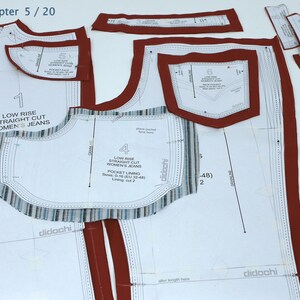 Plus Size PDF Jeans Sewing Pattern Straight Cut Jeans - Etsy