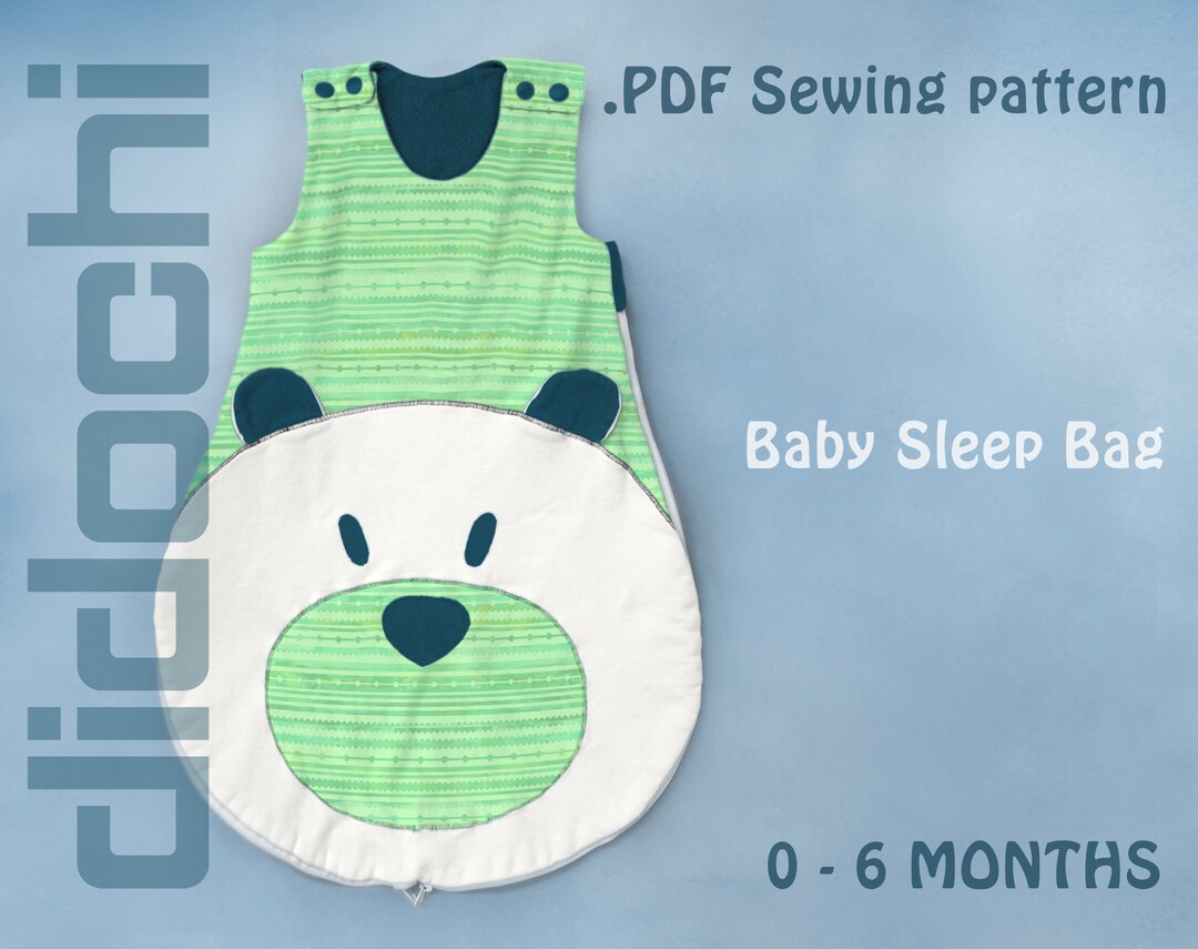 Baby Sleep Bag Sewing Pattern PDF Newborn Sleep Sack Teddy Etsy