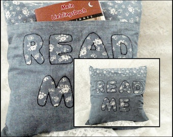 Reading Pillow - Pillow with Book Bag - Reading Pillow - Reading Book Pillow 1500