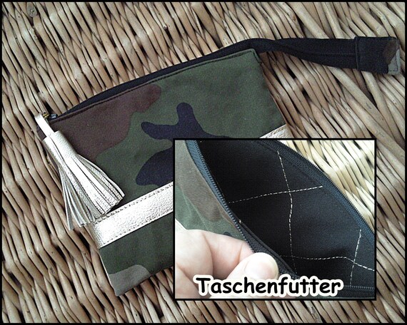 Gold Leater & Camouflage*- Phone/Schminktasche 103 fb.08-420