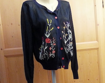 IVKO Jacket Cardigan Size 42 Cardigan with Embroidery Costume