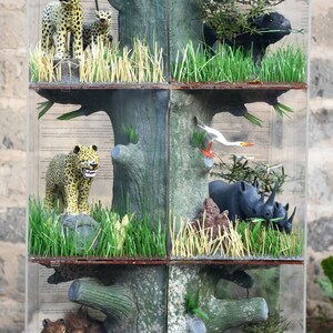Animali da safari, africani, fauna selvatica, arte unica e originale, sculture fatte a mano, animali, animali selvatici, regali per animali, regali per gli amanti degli animali