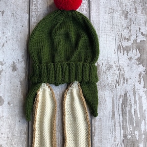 Benjamin bunny trapper hat with bunny ears, Peter rabbit
