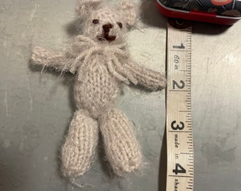 Fluffy teddy bear photography prop, matching romper large and small size