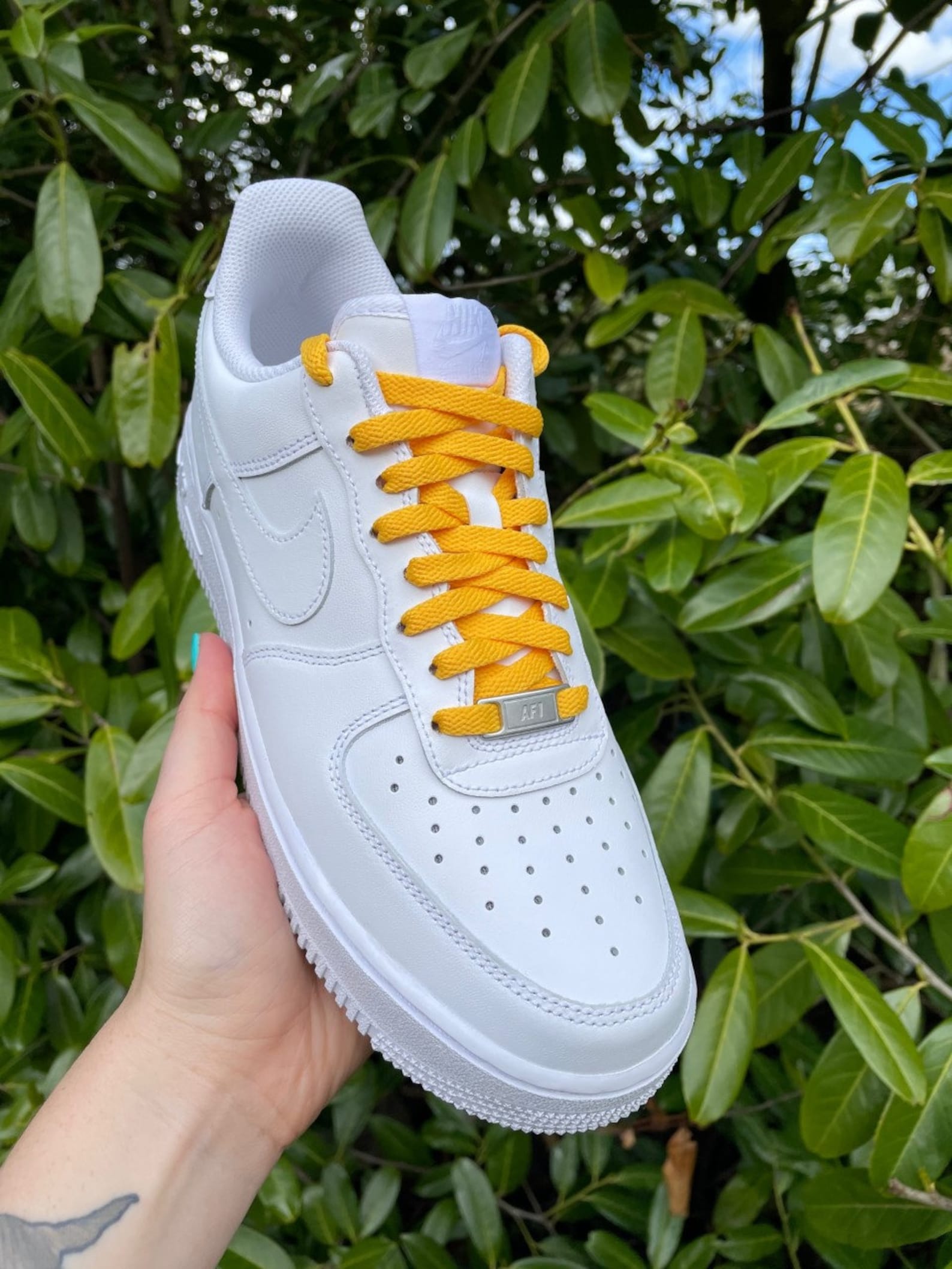 SneakerScience Air Force 1 Replacement Laces Golden Yellow | Etsy