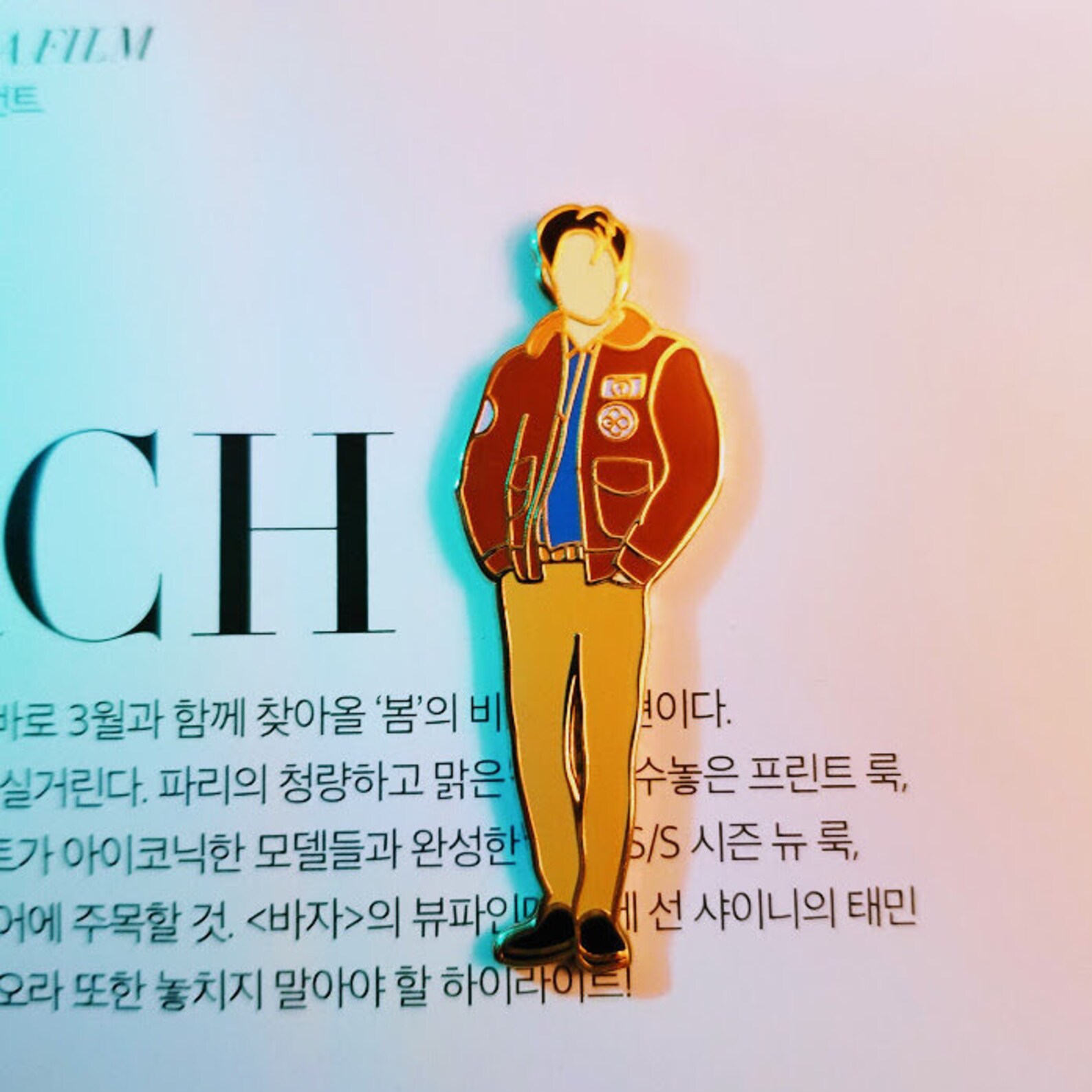 Exo kai RL fashion kpop enamel pin Etsy