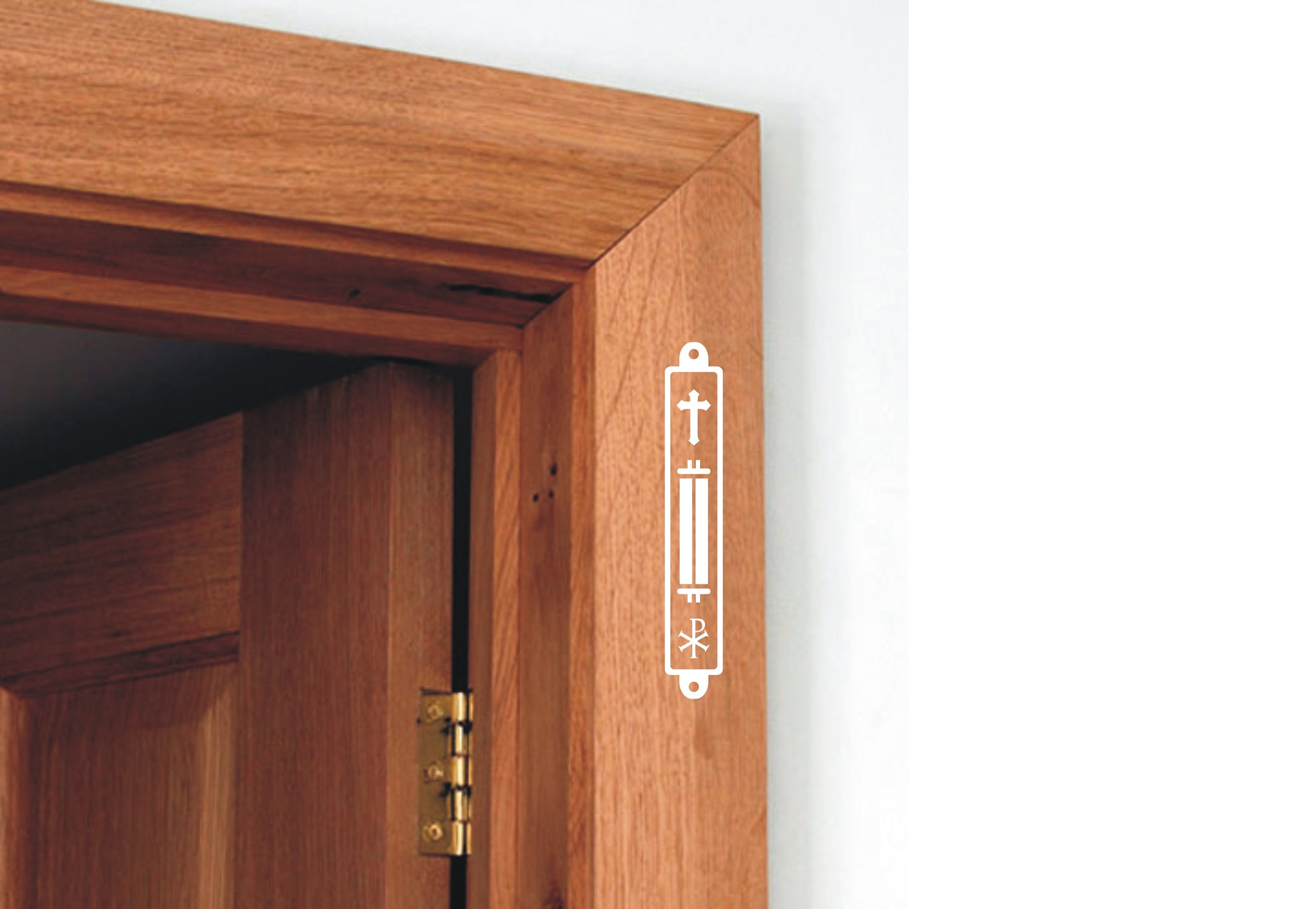 Mezuzah Sticker Christian Version Door Decoration Vinyl Etsy