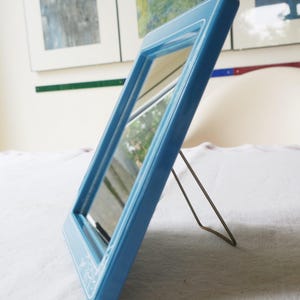 Vintage table mirror, make-up mirror, folding vanity mirror from the 70s