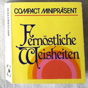 Vintage Minibuch östliche Philosophie Bild 2