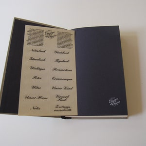Vintage Tagebuch Gästebuch Kladde Bild 2
