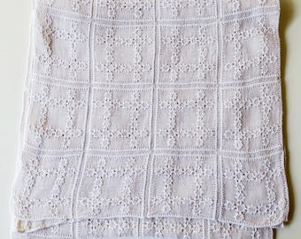 Vintage tablecloth linen with embroidery centerpiece