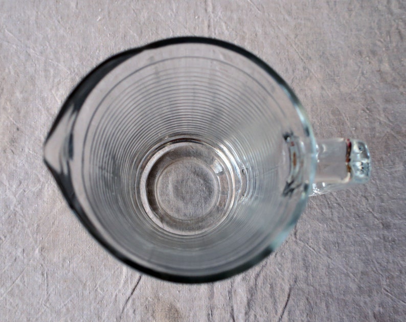 Vintage Glasschüsseln und Glaskrug Obstschale Saftkrug Bild 3